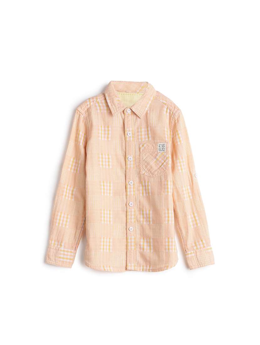 orange cotton shirt - 17397924 - Zoom Image - 0