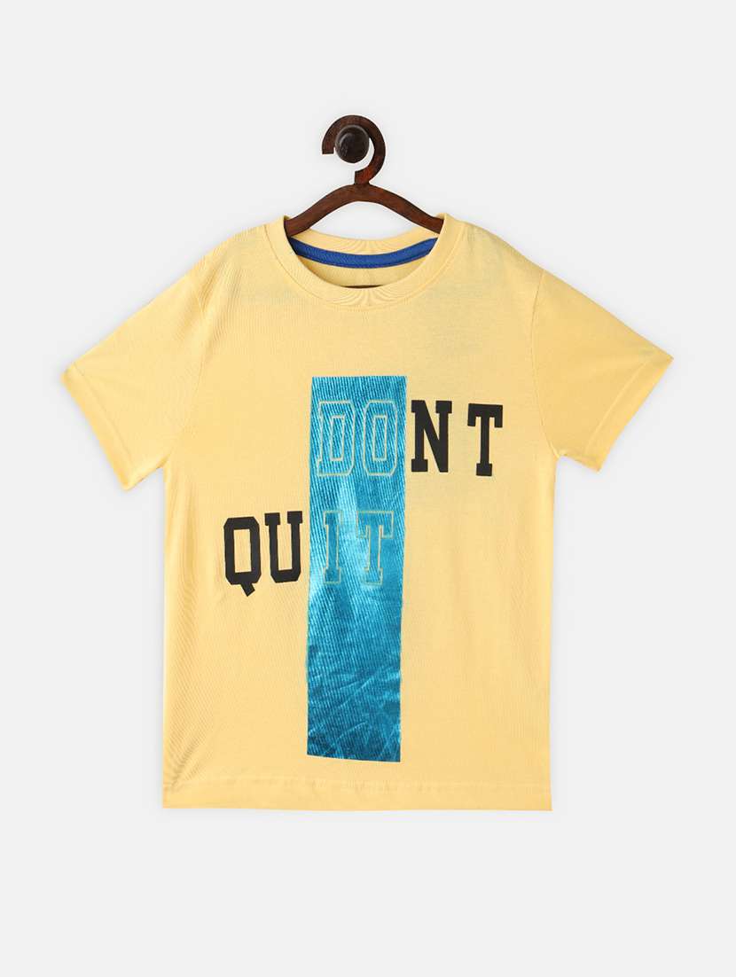 yellow cotton tshirt - 17398256 - Zoom Image - 0