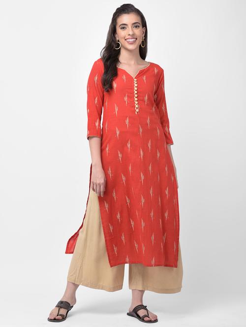 women's straight kurta - 17398509 -  Standard Image - 0