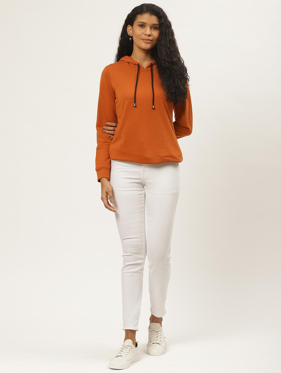 hooded neck fleece sweatshirt - 17398744 - Standard Image - 3
