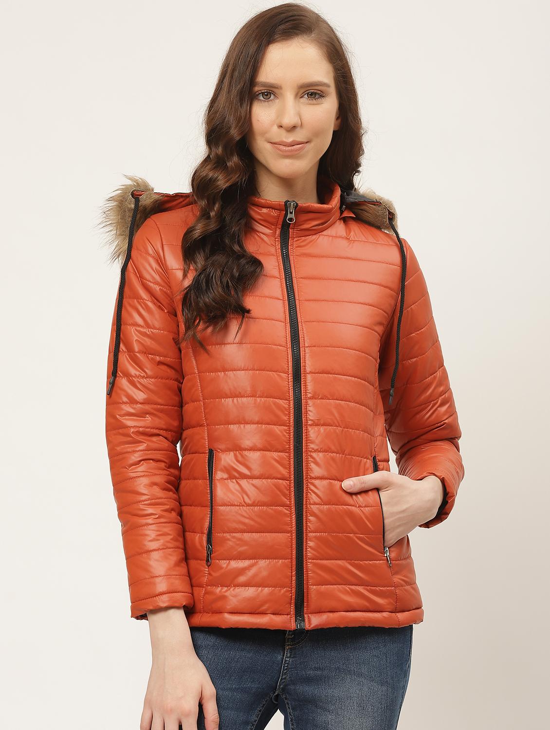 hooded neck padded jacket  - 17398751 -  Zoom Image - 0