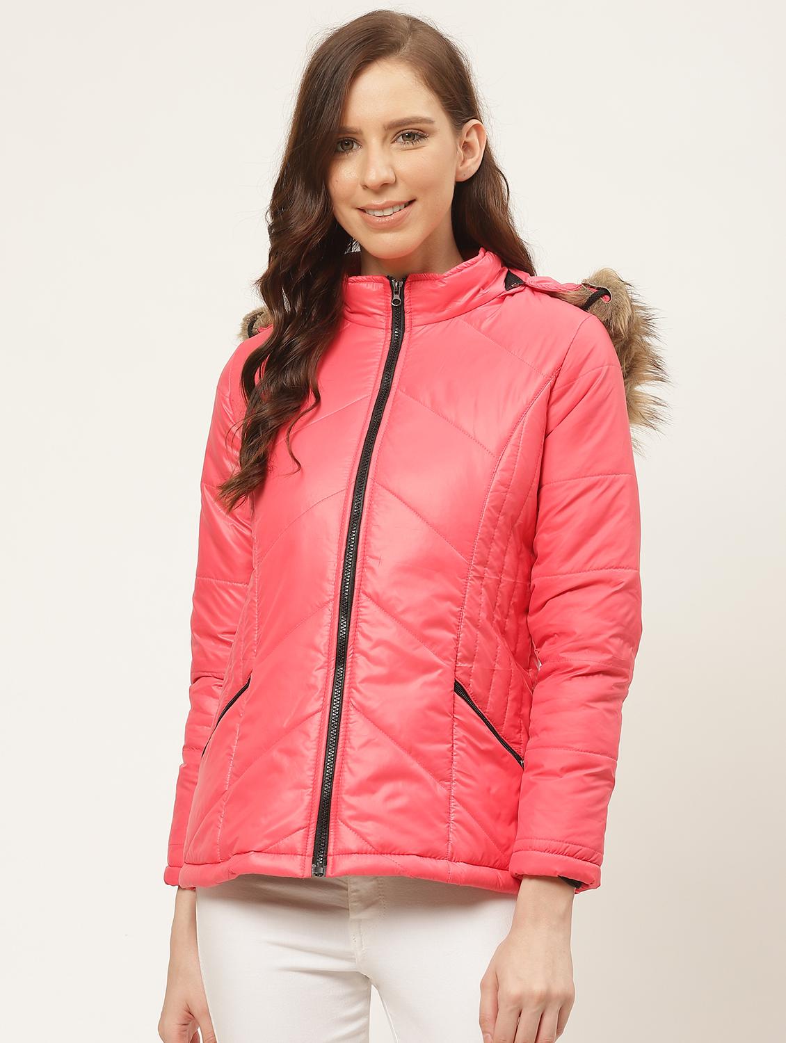 hooded neck padded jacket  - 17398752 -  Zoom Image - 0