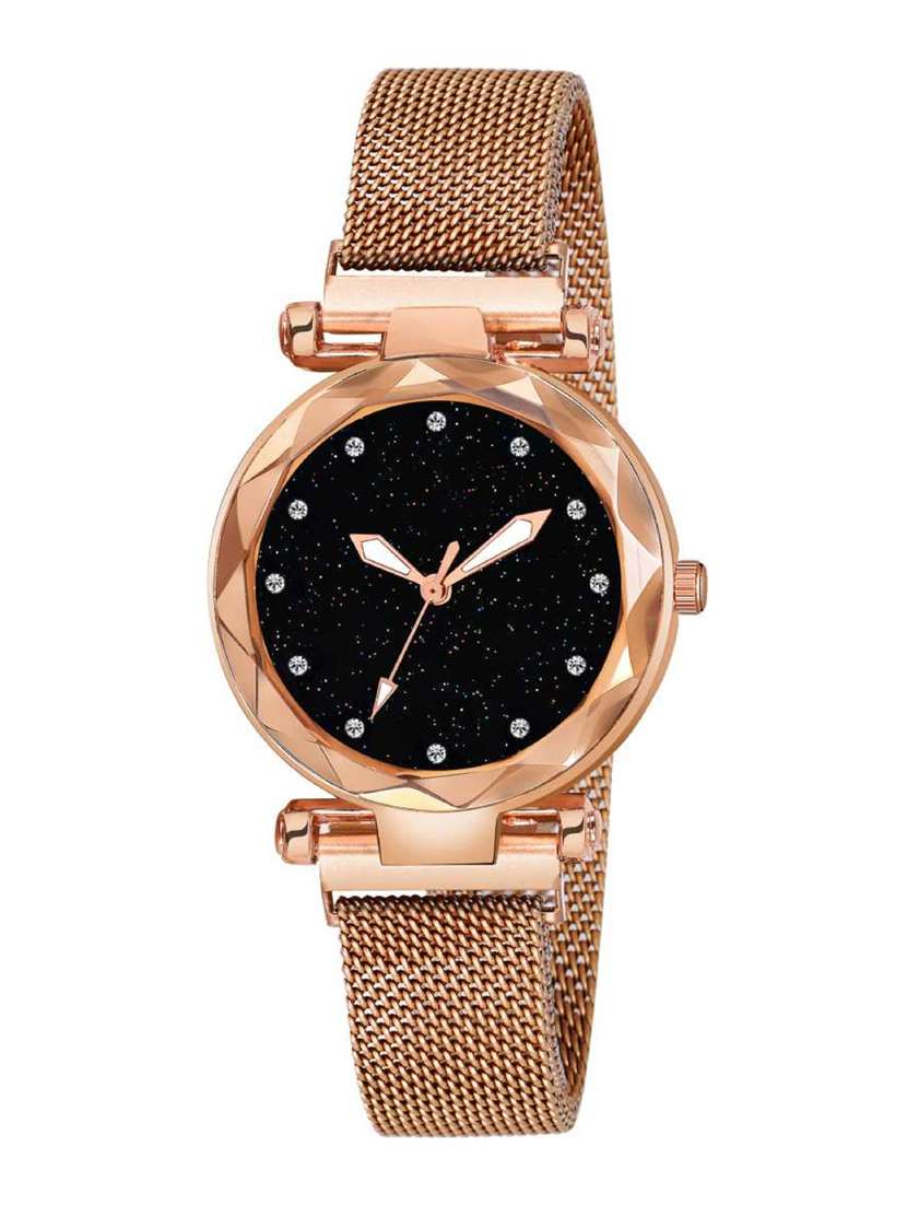 bolun black dial megnatic strap 2020 new year deal women analog watch 