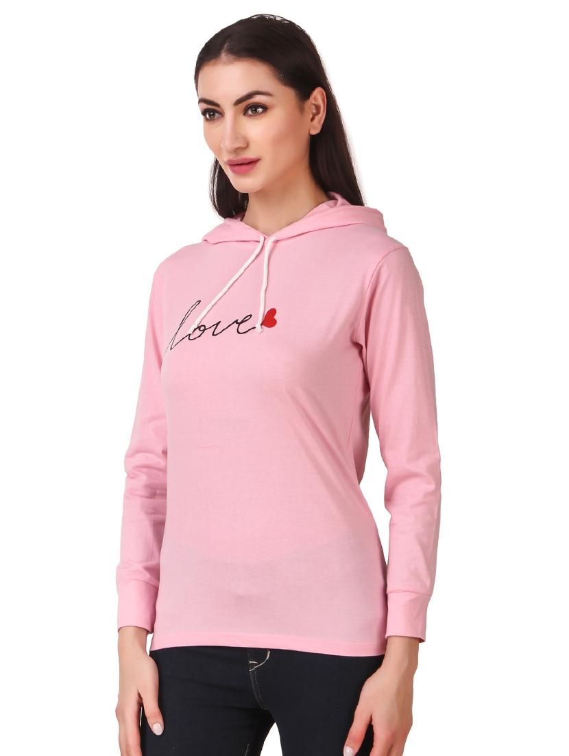 hooded neck graphic sweatshirt - 17403193 -  Zoom Image - 0