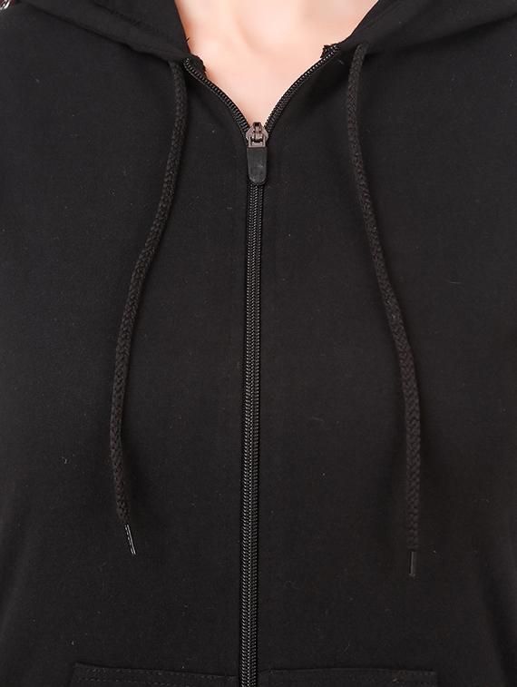 hooded neck zip up sweatshirt - 17403198 - Standard Image - 3