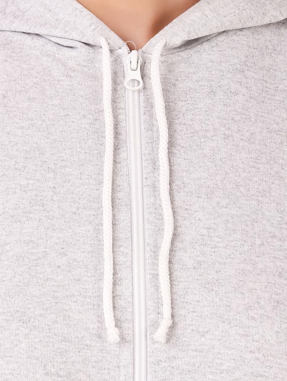 hooded neck zip up sweatshirt - 17403199 - Standard Image - 3