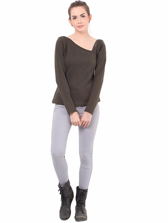 women's plain sweatshirt - 17406044 - Standard Image - 3