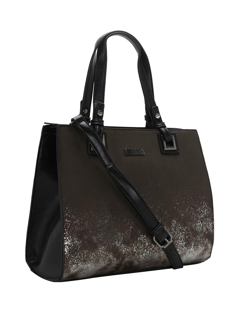 green leatherette (pu) handbag - 17406211 - Standard Image - 3