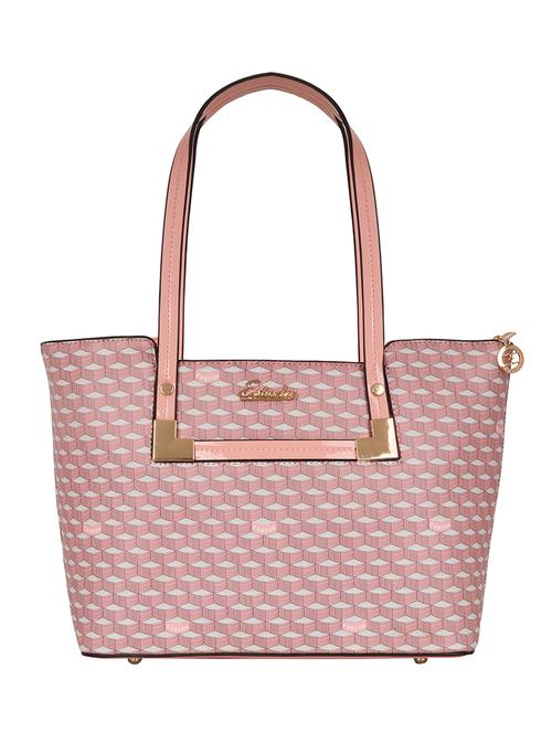 pink leatherette (pu) handbag - 17406214 - Standard Image - 0