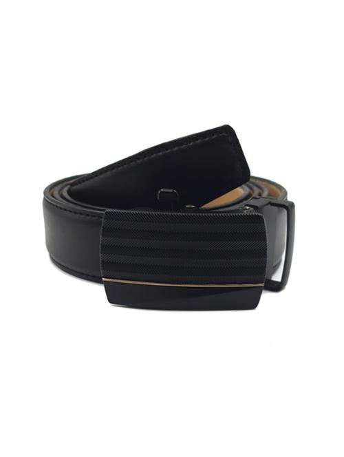 black leatherette belt - 17406730 - Standard Image - 0