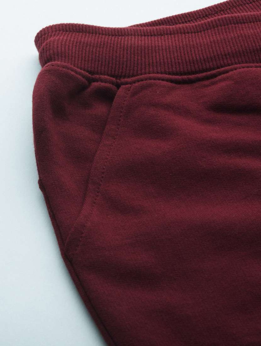 high rise solid joggers - 17408551 - Standard Image - 5