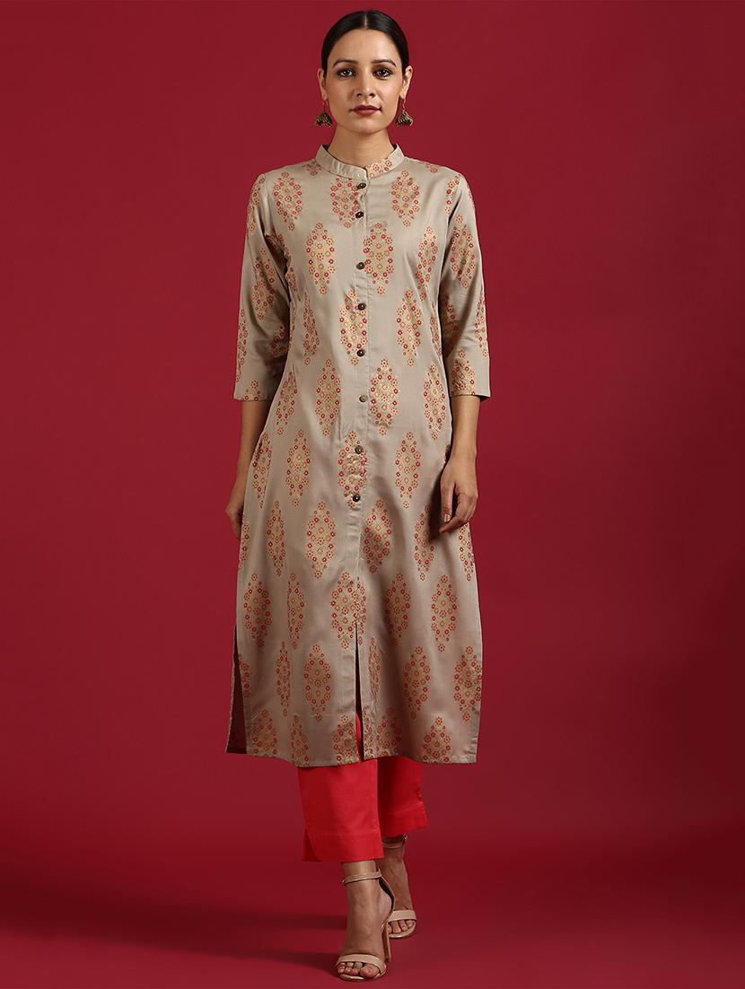 women's straight kurta - 17410049 - Zoom Image - 0