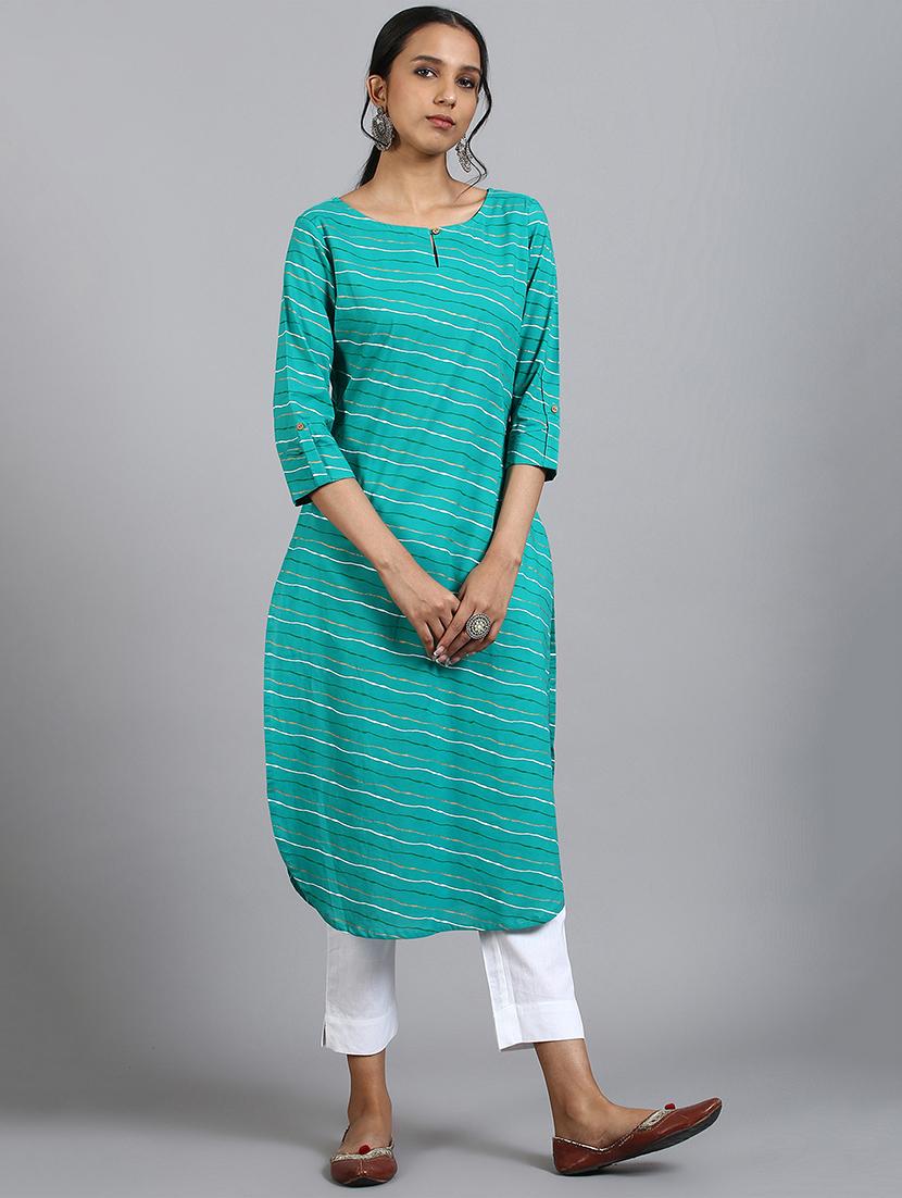 women's straight kurta - 17410052 - Zoom Image - 0