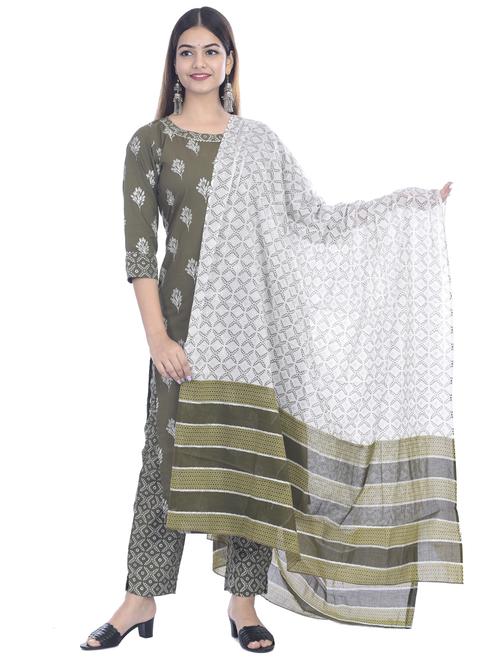 floral kurta pant set - 17411712 - Standard Image - 0