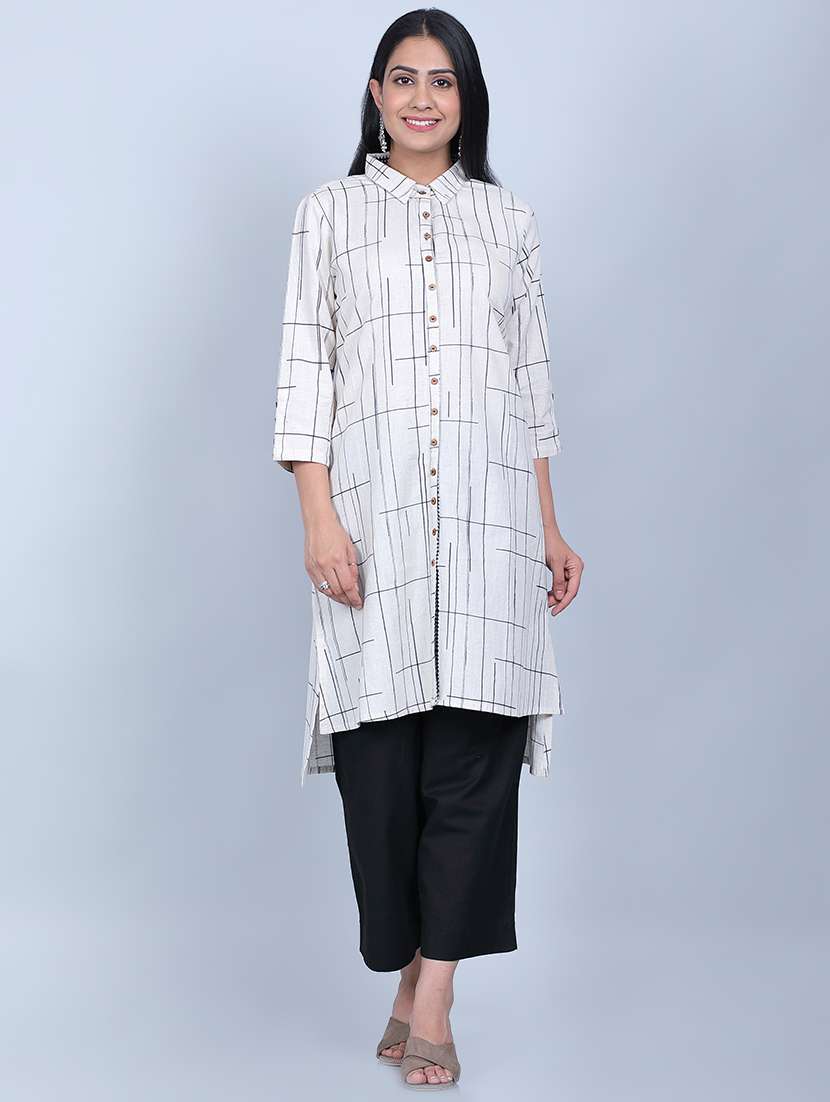 striped kurta palazzo set
