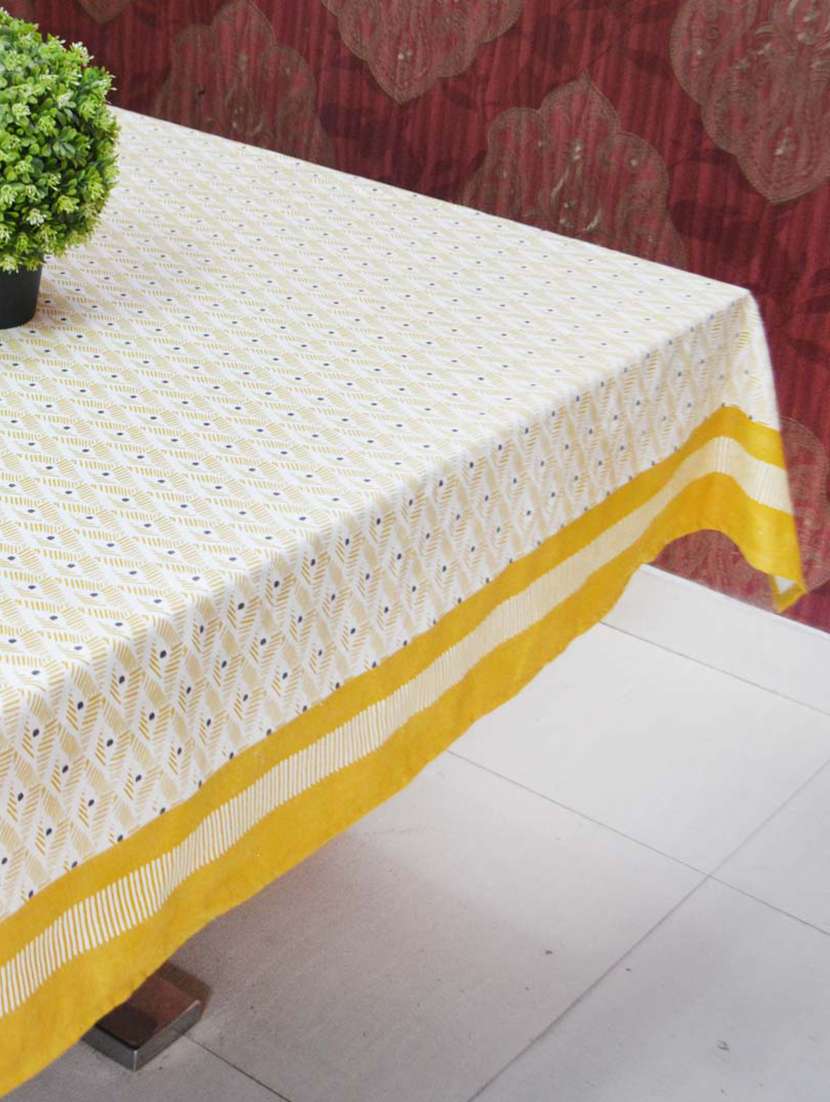  6 seater cotton printed table cover - 17414230 -  Standard Image - 3