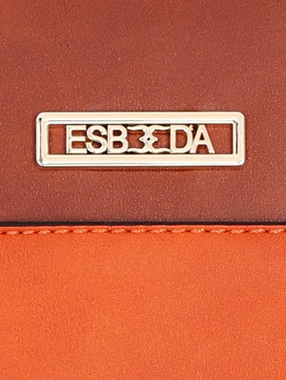 orange leatherette handbag - 17415155 - Standard Image - 3