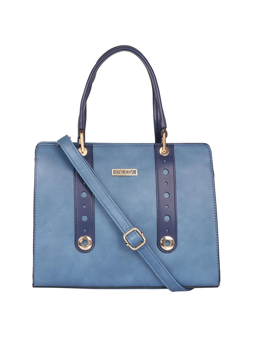 blue leatherette handbag - 17415180 -  Zoom Image - 0
