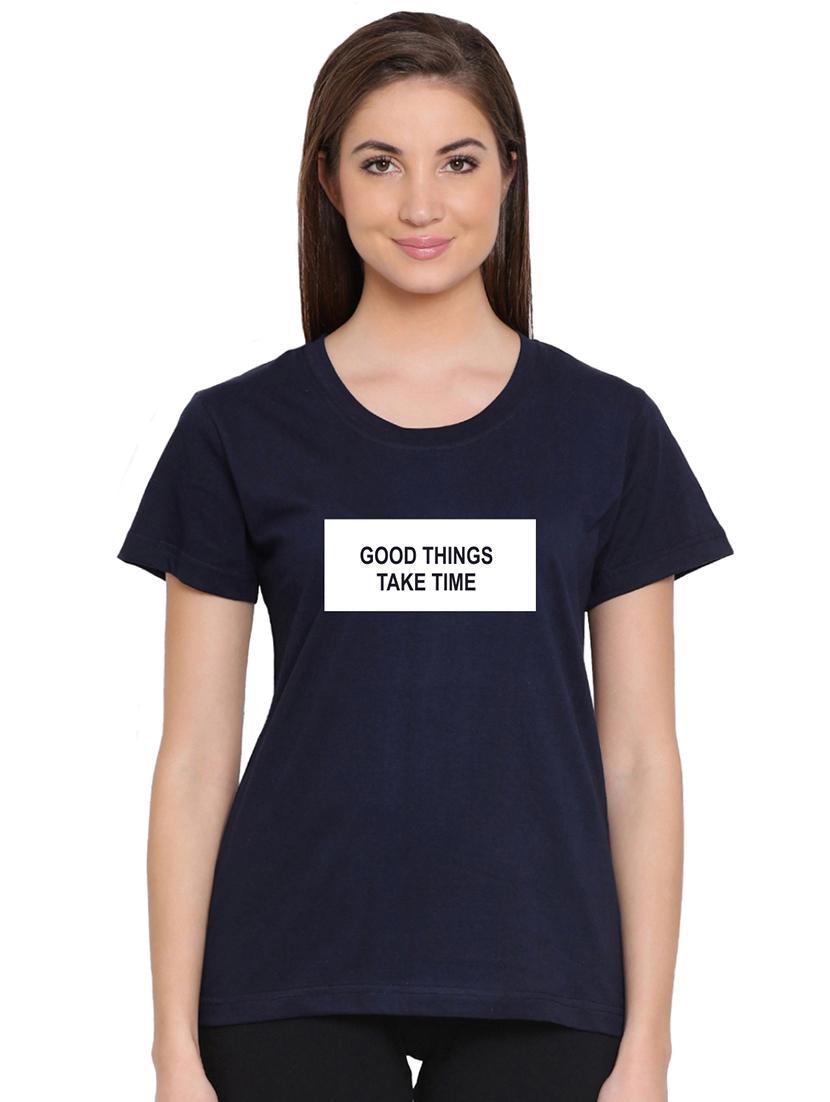 round neck printed tee - 17415588 -  Zoom Image - 0