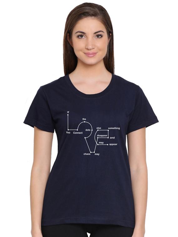 round neck typographic tee  - 17415605 -  Zoom Image - 0