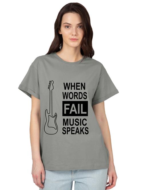 round neck quirky tee - 17415615 - Standard Image - 0