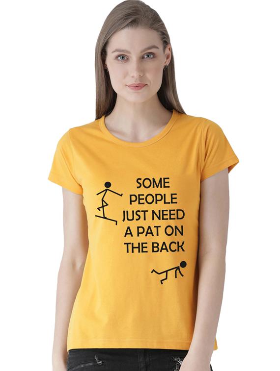round neck typographic tee  - 17415622 -  Zoom Image - 0