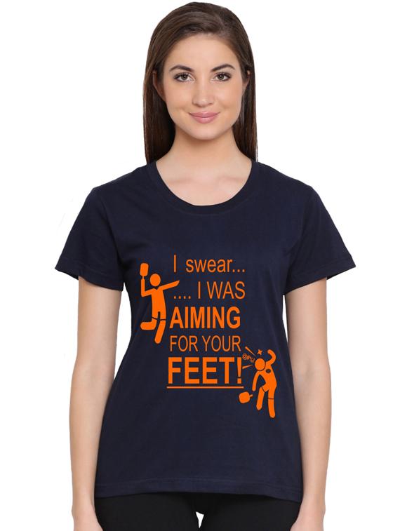 round neck typographic tee - 17415623 - Zoom Image - 0