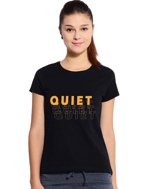 round neck typographic tee - 17415630 - Standard Image - 0