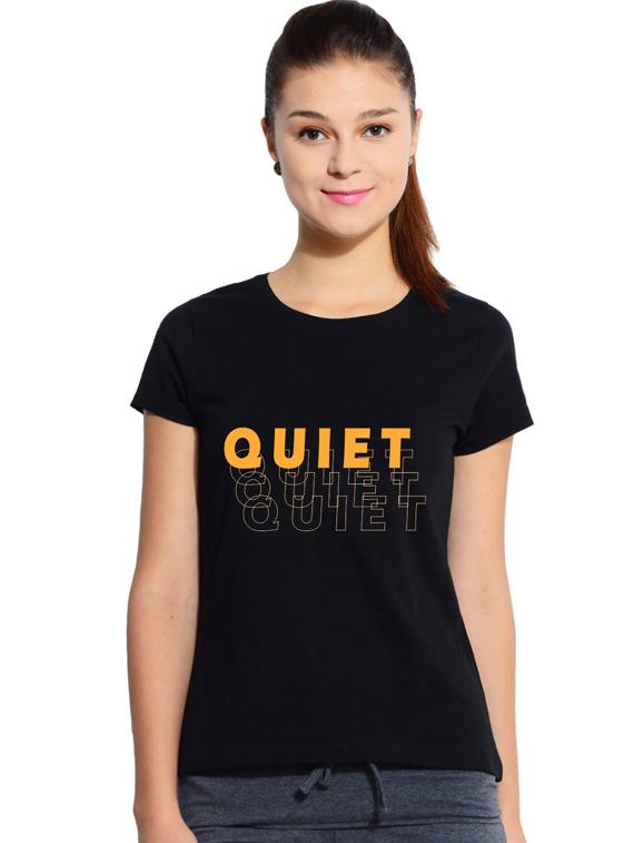 round neck typographic tee - 17415630 - Zoom Image - 0