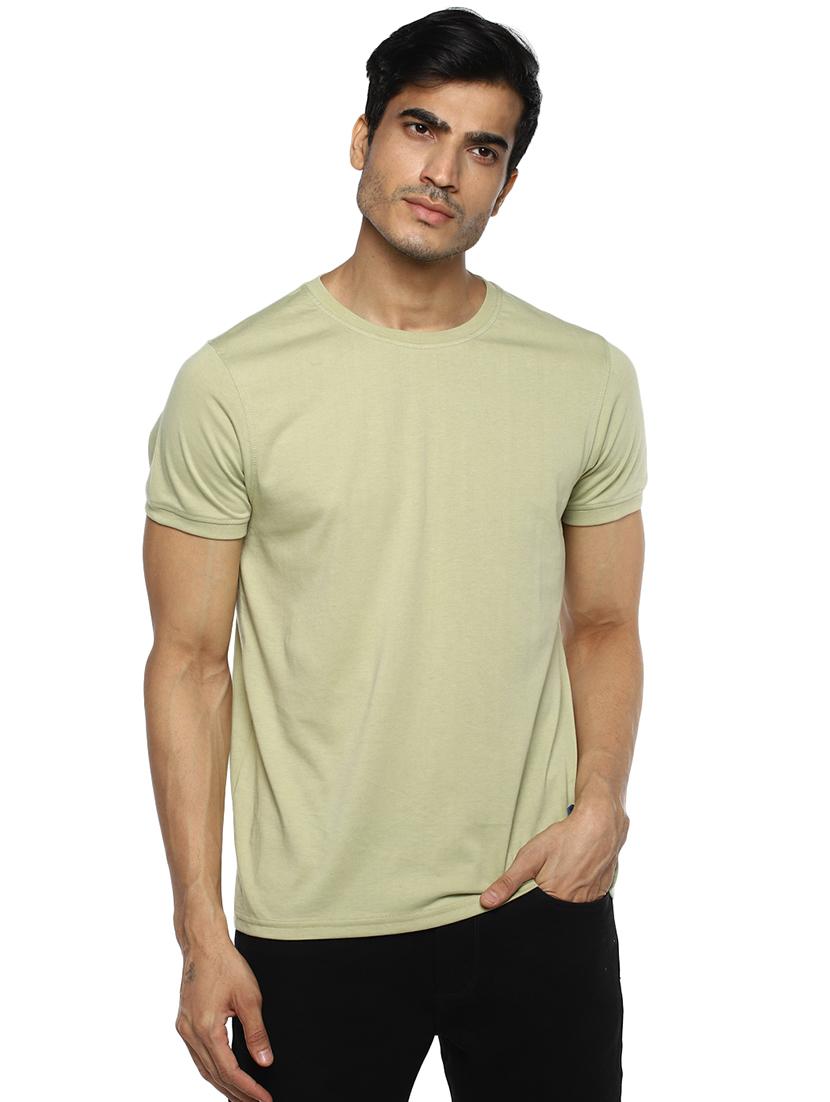 olive green solid t-shirt - 17417524 - Zoom Image - 0