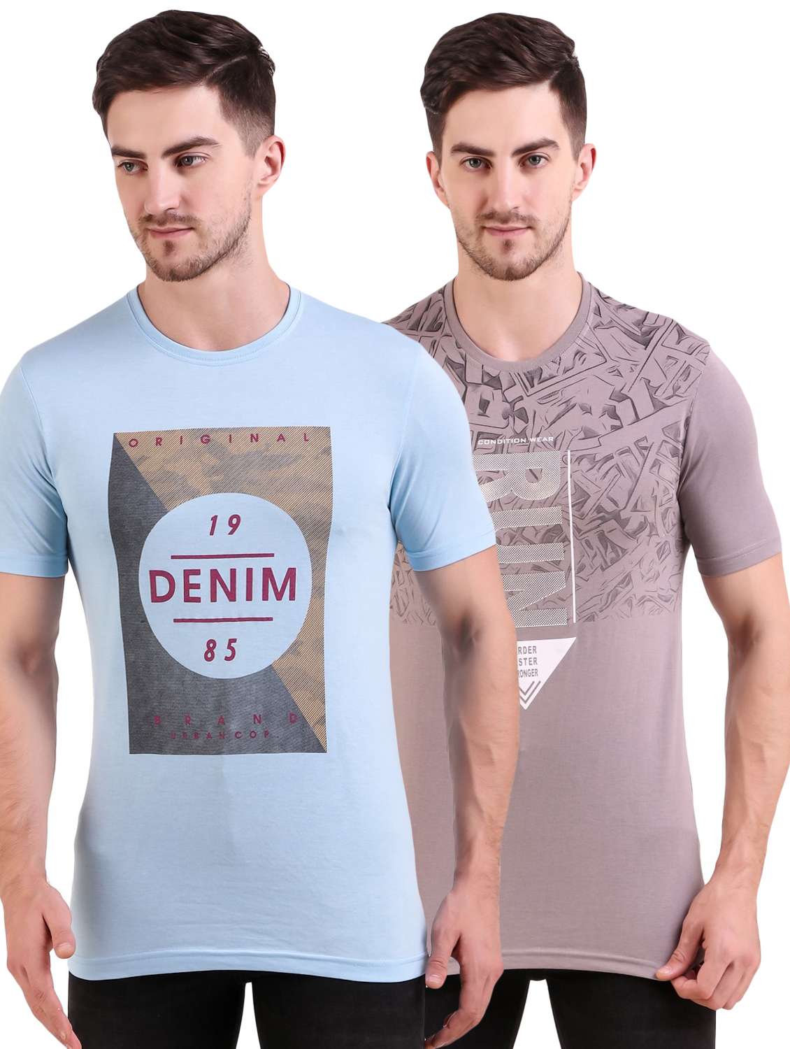 multi colored printed t-shirts combo