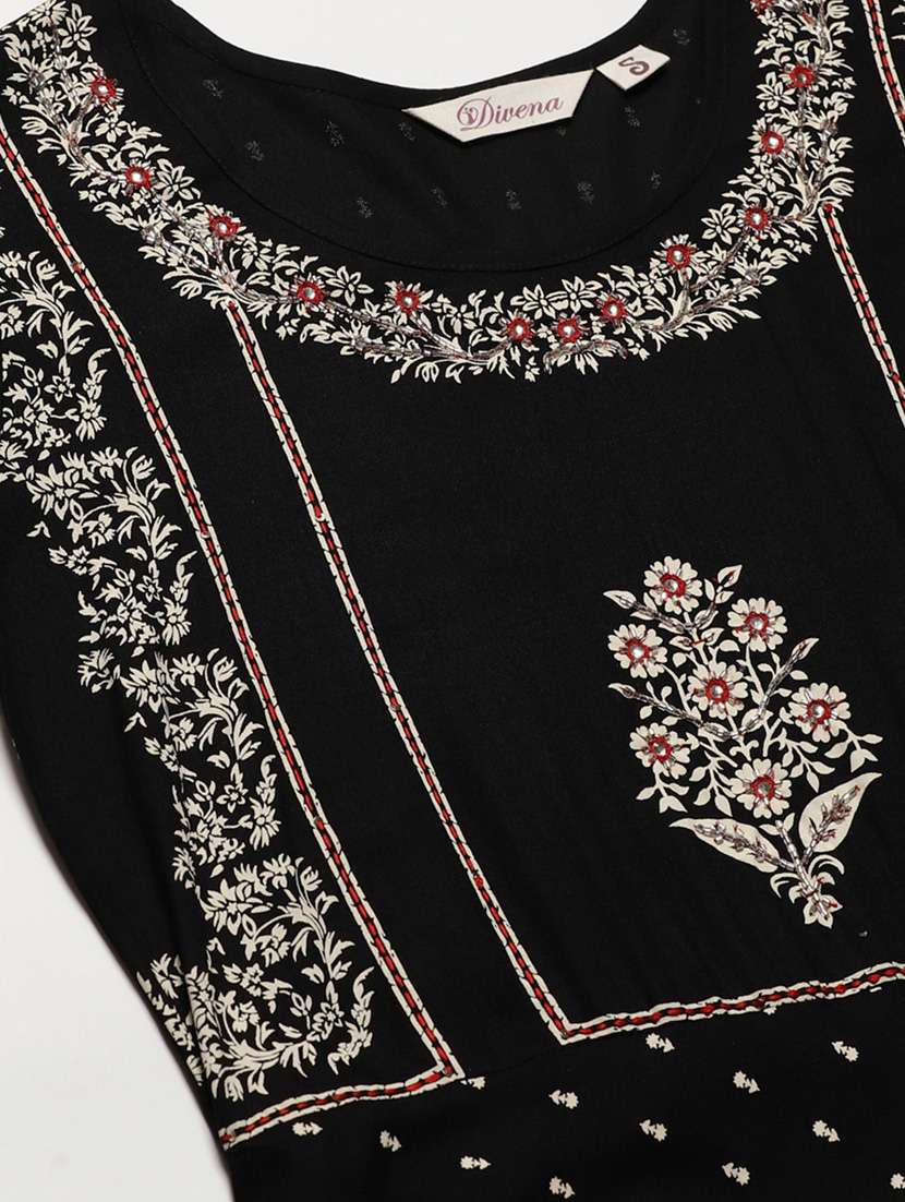 floral anarkali kurta - 17418340 -  Standard Image - 3