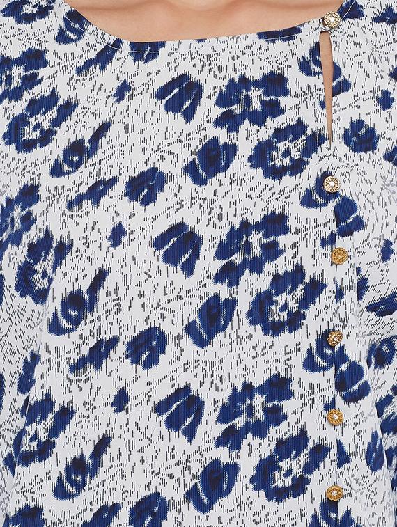 floral high slit kurta - 17418542 - Standard Image - 3