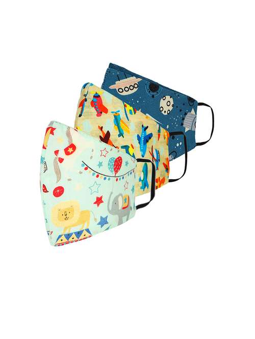 set of 3 printed masks  - 17420056 -  Standard Image - 0