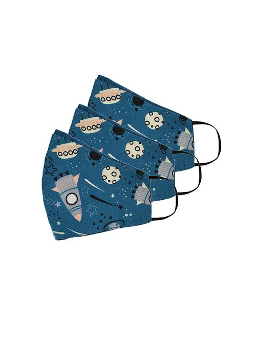 set of 3 printed masks - 17420070 - Standard Image - 0