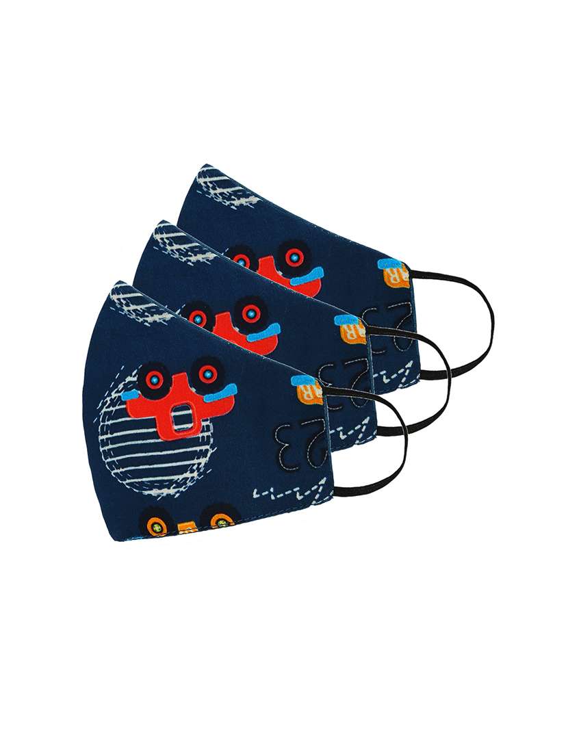 set of 3 printed masks 