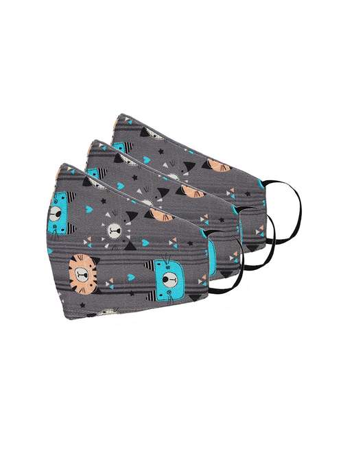 set of 3 printed masks  - 17420086 -  Standard Image - 0