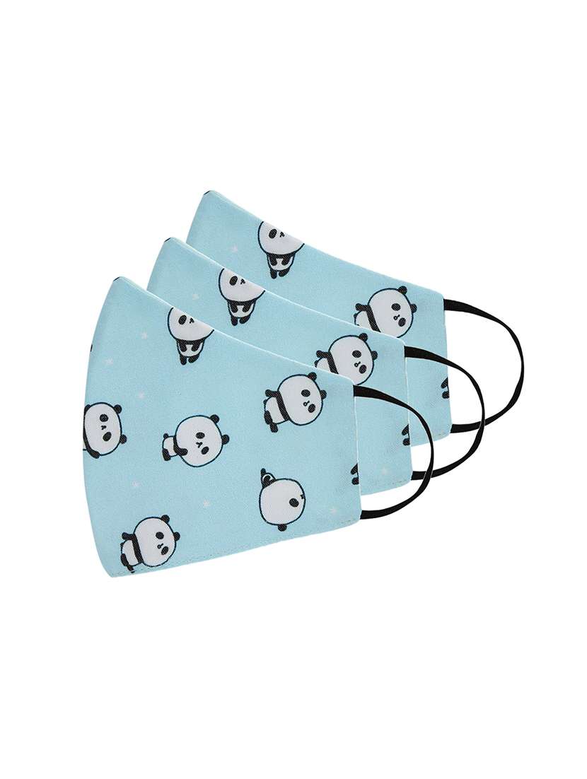 set of 3 printed masks 