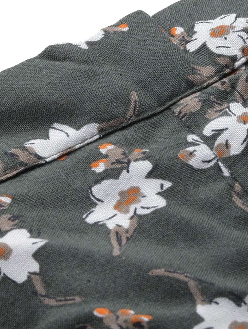 orange viscose short - 17421641 - Standard Image - 5