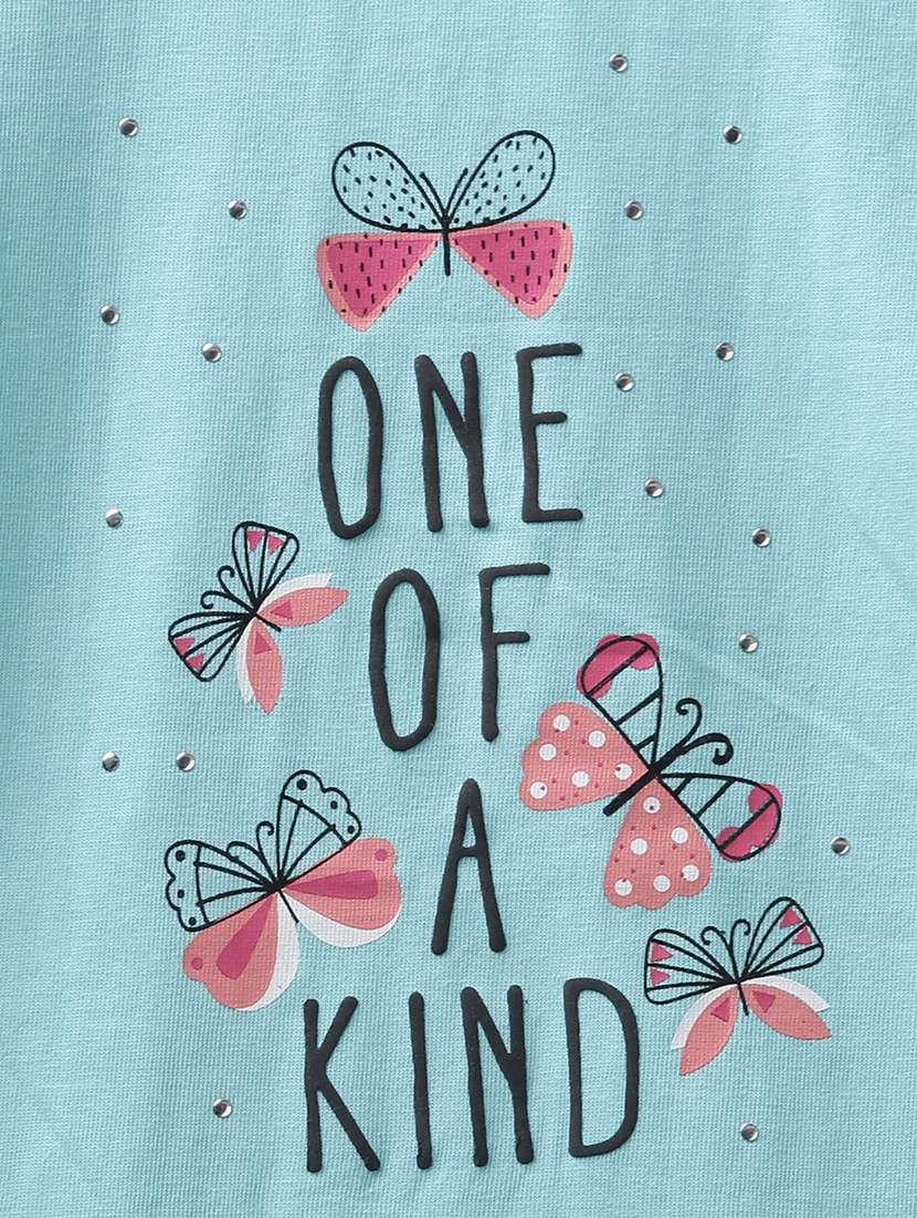 blue cotton jersey tee - 17422309 -  Standard Image - 3