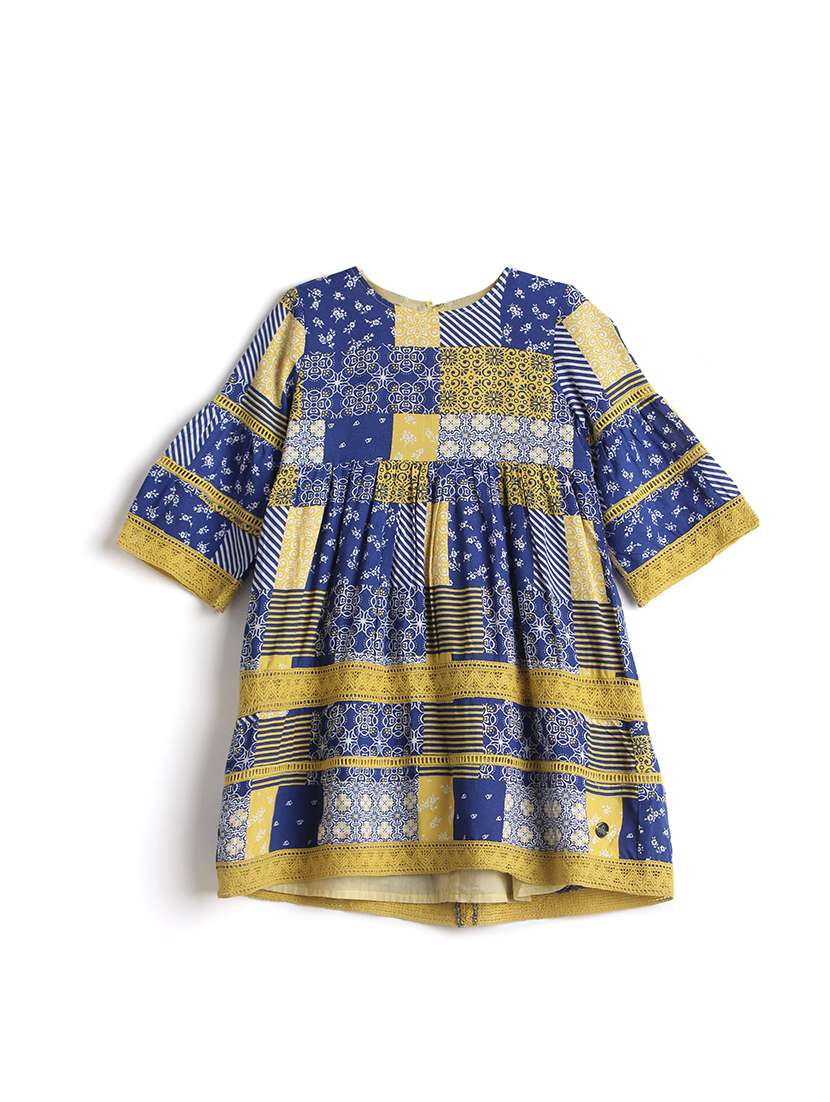 yellow cotton frock - 17423256 -  Zoom Image - 0