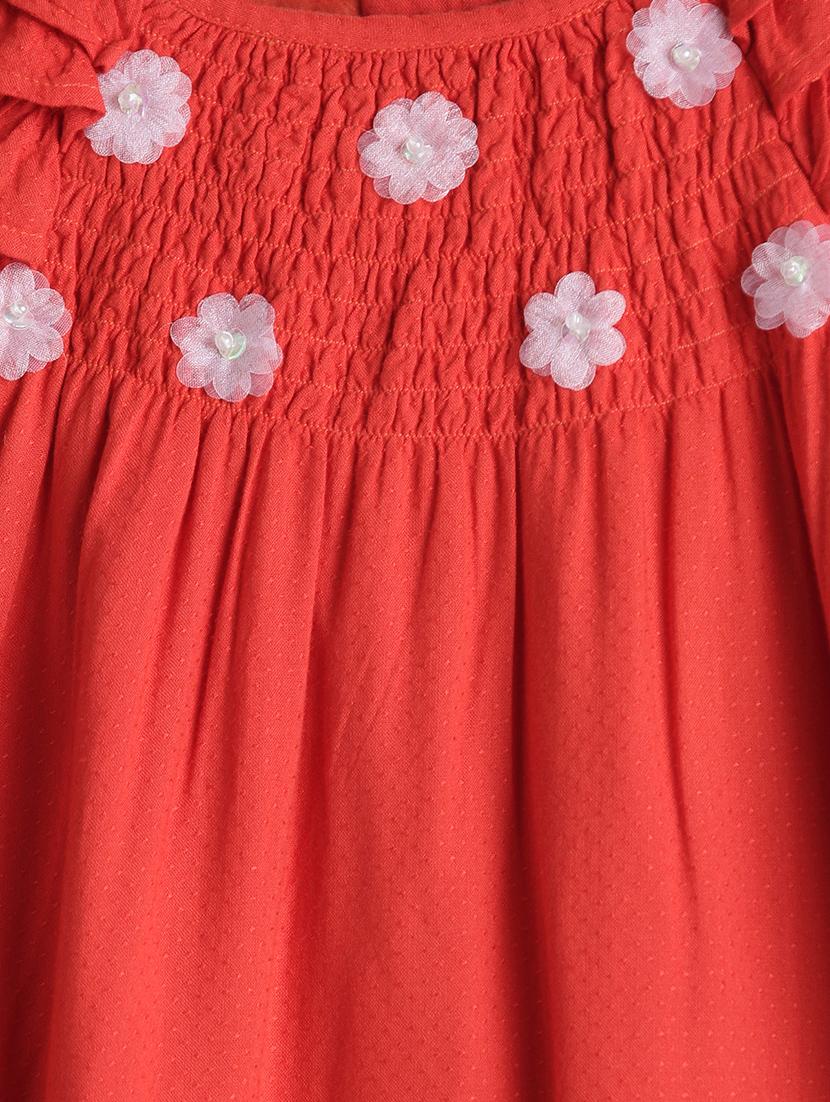 orange cotton frock - 17423261 - Standard Image - 3