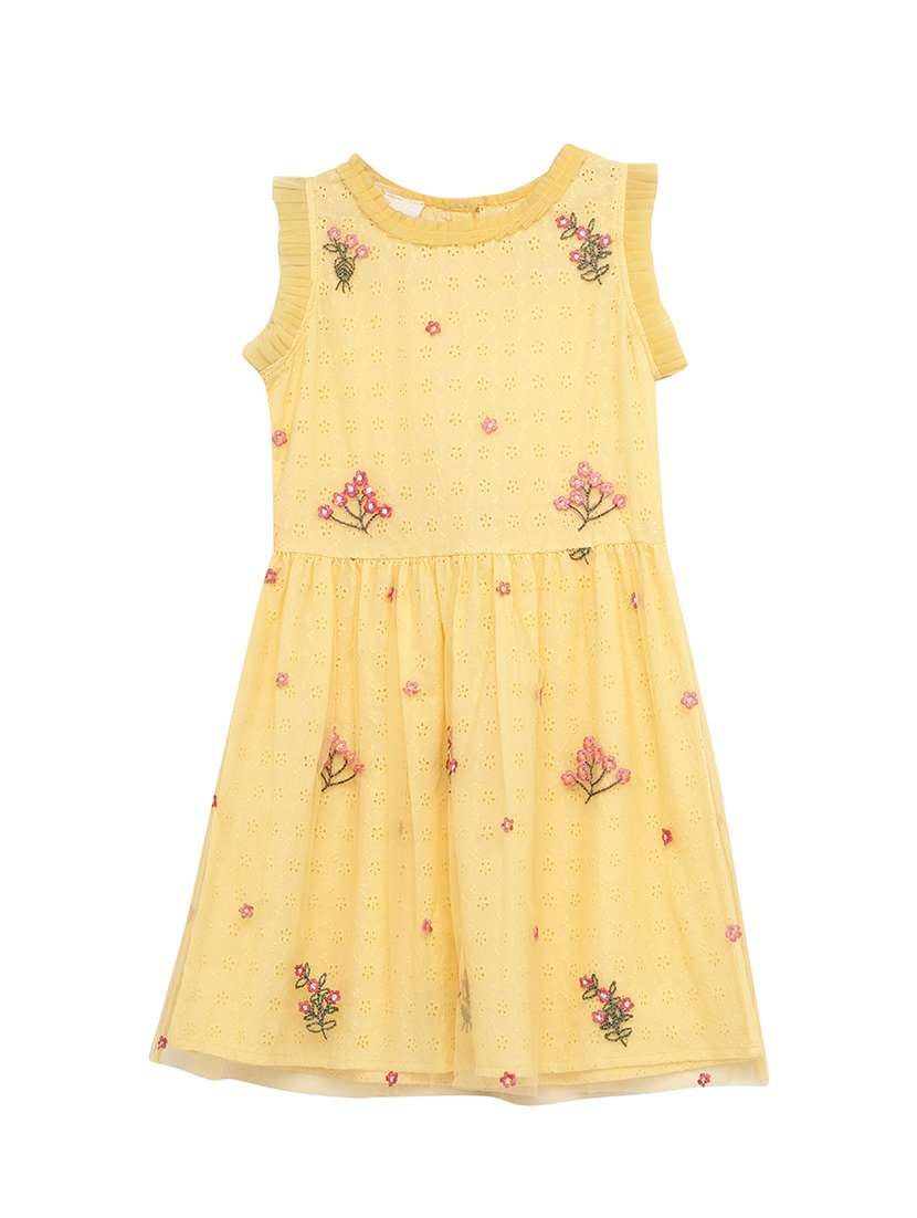 yellow cotton frock - 17423290 -  Zoom Image - 0