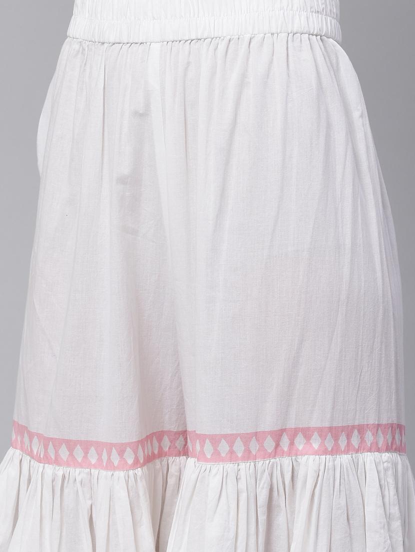 women kurta sharara set with dupatta - 17423300 - Standard Image - 5