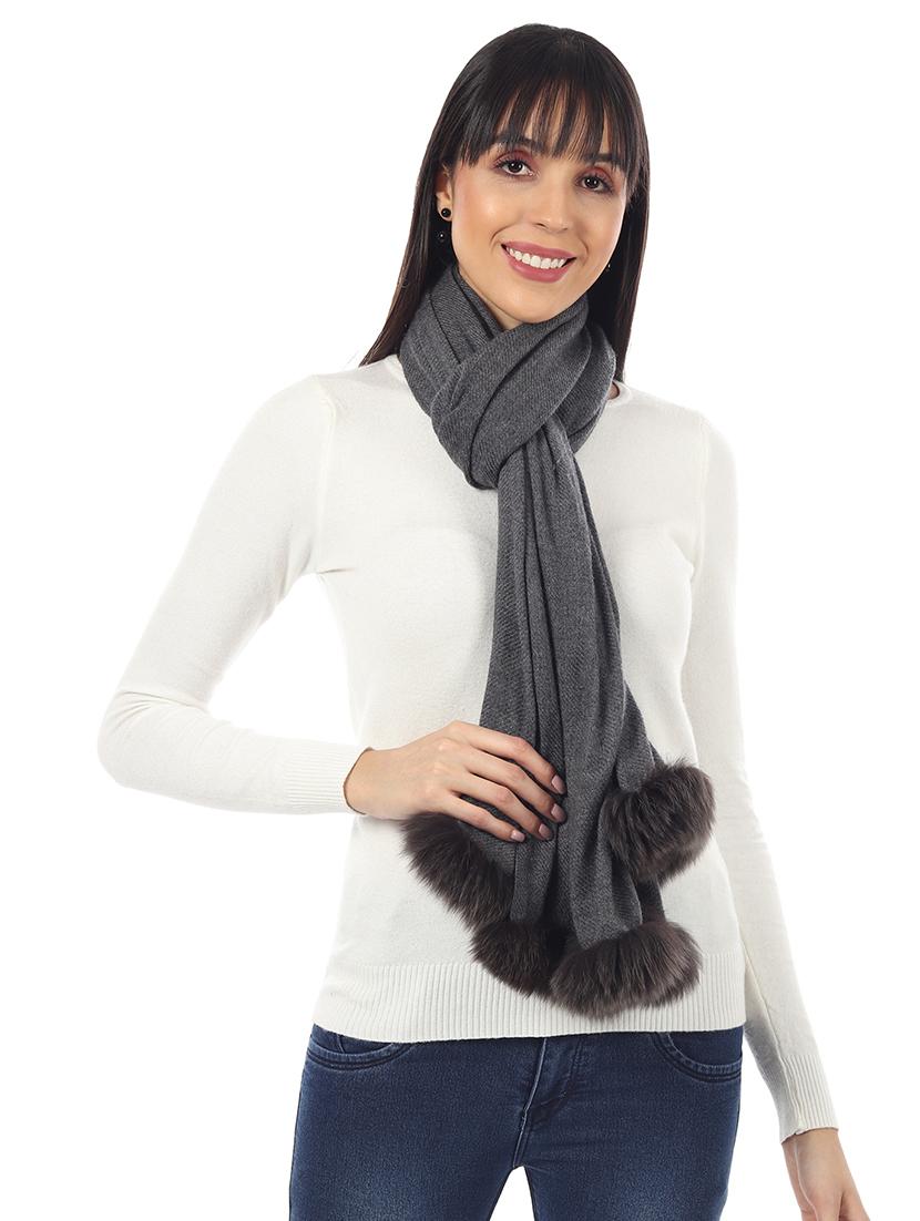 women's solid print stole - 17423440 - Zoom Image - 0