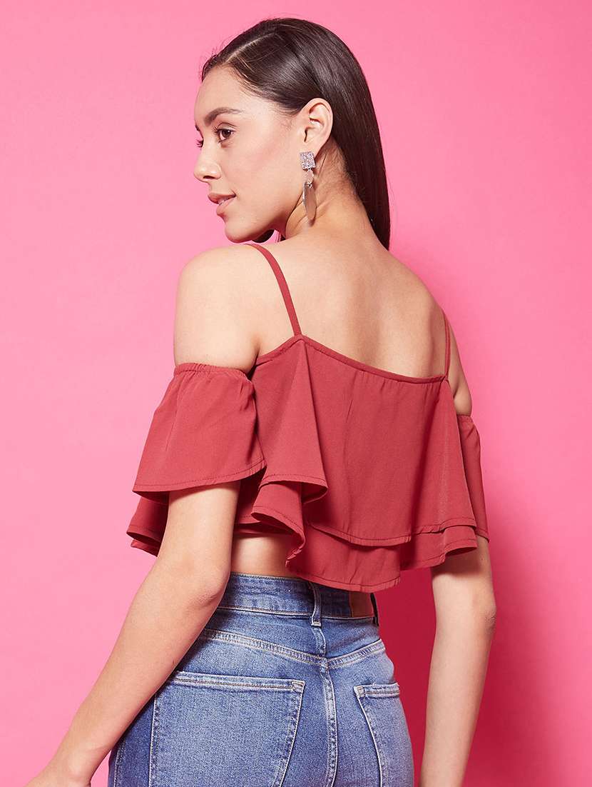 women's layered shoulder strap top - 17424501 -  Standard Image - 3