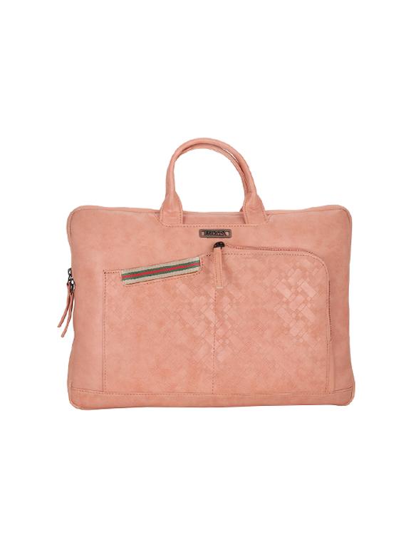 pink leatherette laptopbag - 17425247 - Zoom Image - 0