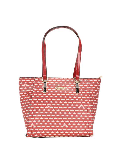 red leatherette (pu) handbag - 17425253 - Standard Image - 0