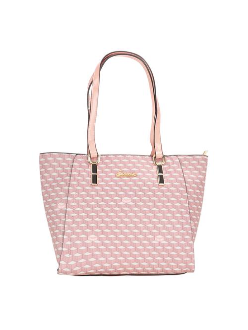 pink leatherette (pu) handbag - 17425255 -  Standard Image - 0