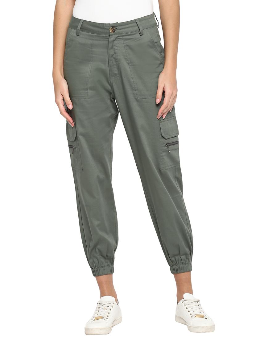 mid rise solid jogger  - 17425532 -  Zoom Image - 0